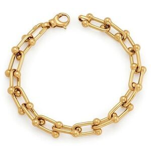14K Italian Gold Mariner's Link 8 inch Bracelet, by Herco